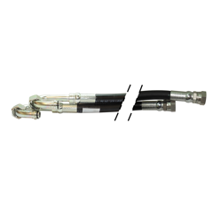 Tuyau hydraulique avec raccords pour téléscopique MANITOU 273857BIS adaptable