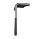 Dent de herse rotative Gauche carbure triangulaires, fixation rapide AMAZONE 954427 adaptable