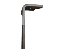 Dent de herse rotative Gauche carbure triangulaires, fixation rapide AMAZONE 954427 adaptable