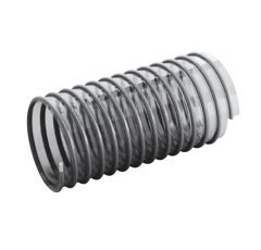 Gaine Polyuréthane renforcée spiralé PVC Noire - Spécial semoir - 25m