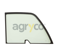 Vitre de porte supérieure - gauche - plate - teintée pour téléscopique MANITOU 706015 adaptable