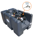 Cuve de ravitaillement 200 L PEHD à pistolet manuel - 40 L/min - RENSON