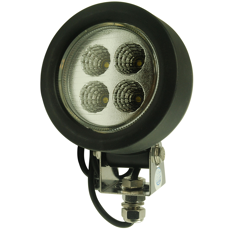 Phare de travail Rond 4 LED 10 - 30V 12W 900 lumens