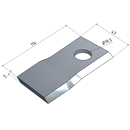 KM-Klinge links 114x47x3 mm LochØ: 19 5 mm 13800036N JF-Stoll Nachbau 