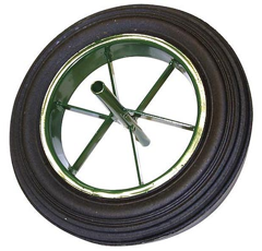 Roue pleine diamètre 400 moyeu acier