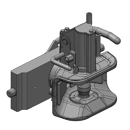 Zugmaul automatisch,W= 335 S30, Ø 38 mm Bolzen, CH-I, Schwarz    