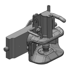 Zugmaul automatisch,W= 335 S30, Ø 38 mm Bolzen, CH-I, Schwarz    