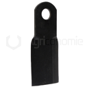 Couteau droit pour broyeur 195x60mm SICMA adaptable 