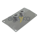 Support-piece d'assemblage pour téléscopique MANITOU 750246 adaptable