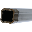 Tube quadrilobe sft interieur rilsanise 47,4x4,75 mm - lg 1000 mm | BONDIOLI