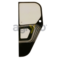 Vitre latérale arrière - gauche - plate - claire pour téléscopique MERLO 091287U adaptable
