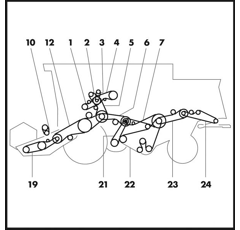 Courroie trapézoïdale pour moissonneuse CLAAS 0005066712 adaptable