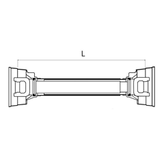 Transmission grand angle 36x89/32x106 mm - lg 1210 mm - 1"3/8 6C/1"3/8 6C | WALTERSCHEID