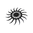 Roue étoile pour houe rotative Ø 540 mm complet avec bague adaptable - BlackSteel©