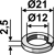 Federring Ø21x2,5xØ12