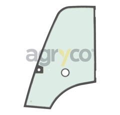 Vitre de portegauche - plate - teintee pour téléscopique MANITOU 52584141 adaptable