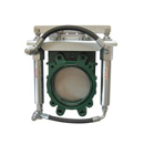 Plattenschieber aus Gusseisen, 8",mit doppelwirkendem Hydraulikzylinder, kompakt, Art.0101/560 MZ