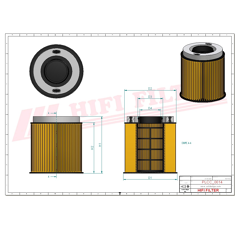 Filtre à urée adaptable HIFI FILTER SD70313