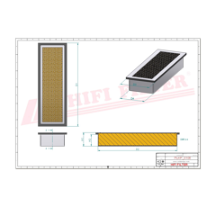 Filtre habitacle adaptable HIFI FILTER SC90128CAG