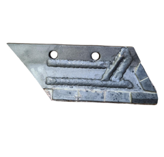 Soc de rasette Droit carbure et rechargement pour charrue PÖTTINGER 921.05.225.1 adaptable