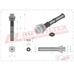 Filtre à urée
 adaptable HIFI FILTER SD40896
