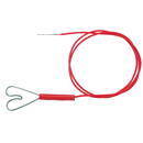 Zaunanschlusskabel rot Herz/abisoliert