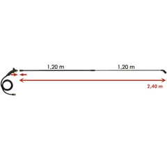 Lance télescopique 2,40 m pour pulvérisateur 280326 - BERTHOUD