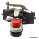 Kugeleinsatz Kugel 80,W= 311 S30, Schwarz,Innenteil drehbar mit Verdrehsicherung     