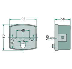 Feu arrière gauche pour tracteur DEUTZ-FAHR 04389588 adaptable