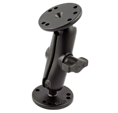 Support complet double platine ronde/bras standard | RAM