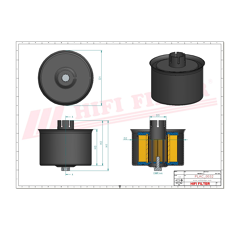 Filtre d'aération adaptable HIFI FILTER FS134