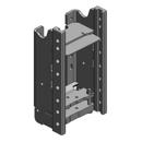 Lagerbock HVLB,W= 330 S32, Case Maxxum MXM, Puma CVX EP Schwarz    