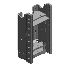 Lagerbock HVLB,W= 330 S32,New Holland T7 LWB, T7000 Auto Command, Schwarz   