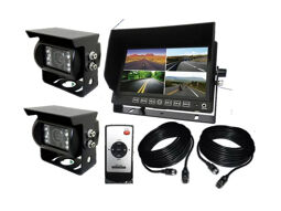 Kit caméra de recul écran partagé couleur + 2 caméras 120°