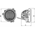 Phare de travail Rond 4 LED 10-30V 40W 4800 lumens 