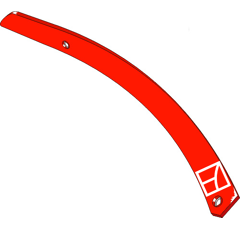 Lame claire-voie droite pour charrue KUHN H0403220 adaptable - Blacksteel©