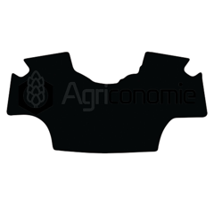 Tapis de sol en velours noir cabine pour tracteur CLAAS AXION adaptable