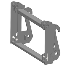 Interface pour télescopique CLAAS|KRAMER|WEIDEMANN/JCB /JCB adaptable