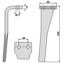 Kreiseleggenzinken - links= RH 71 L RH71LSICMA RH  Sicma