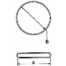 Berstschutz-Schlauch aus Nylon-Gewebe per Meter  BSS23