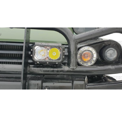 Phare de travail Rectangulaire 2 LED 9-36V 30W 4000 lumens