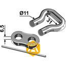 Kettenschloss Ø 11 mm für Düngerstreukette Nachbau  
