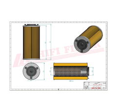 Filtre hydraulique adaptable HIFI FILTER SH63493
