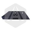 Soc charrue OVERUM droite 96092 adaptable