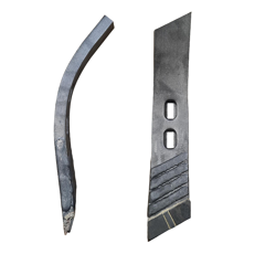 Soc de cultivateur vrillé Gauche avec plaquettes carbure et rechargement TOUTES MARQUES adaptable