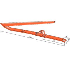 Releveur d'épis CM400 pour CLAAS 6102723 adaptable