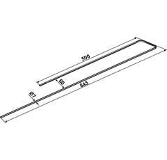 Dent de fenaison noire 245 mm 40273 adaptable - BlackSteel©