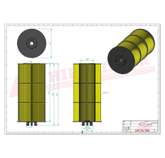 Filtre à huile adaptable HIFI FILTER SO7238