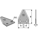 Sgariboldi Futtermischwagenmesser CL07.027