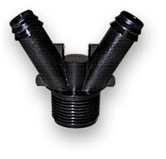 Jonction cannelée Y 20 mm x 3/4" x 20 mm - NETAFIM